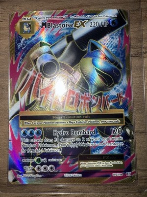 Pokémon TCG M Blastoise EX 102/108 Evolutions Full Art Holo Englisch 2016