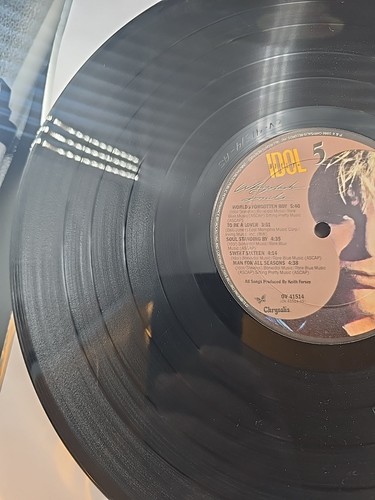 Billy Idol Whiplash Smile OG 1985 Vinyl LP Chrysalis Records OV-41514 VG+/vG+ - 第 7/11 張圖片