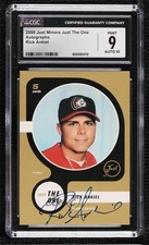 2000 Just Minors The One 36/100 Rick Ankiel (Portrait) CGC 9 Mint Auto uk2