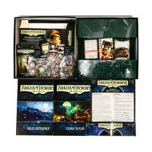 FFG LCG Arkham Horror - The Card Game Collection #91 - Base Game + 2 E VG+/NM - Picture 2 of 2