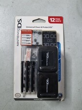 Nintendo DS, 2DS, 3DS universal Clean Protect Kit Brand New Black