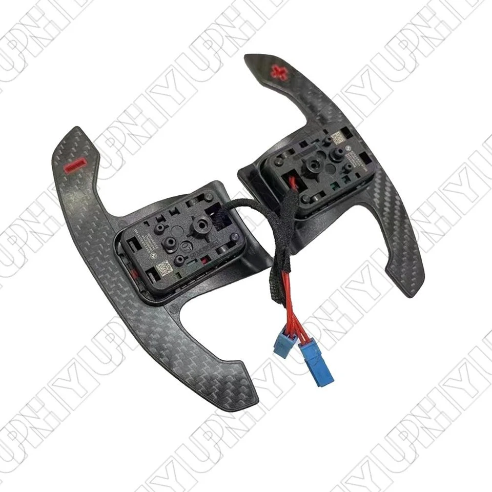 bon Fiber Steering Wheel Paddle Shifter Fit for BMW G20 G22 G30 G80 G01 X3 X4 - Image 2 of 4
