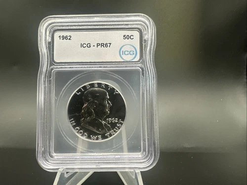 1962 50C Franklin Half Dollar - ICG PF67 - FREE SHIPPING