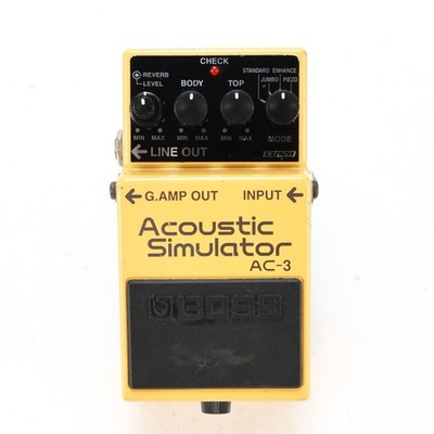 Boss AC-3 Akustiksimulator Effekpedal für Gitarre hergestellt in Taiwan E-Gitarre zu