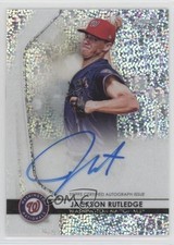 2020 Bowman Sterling Prospect Speckle Refractor 53/99 Jackson Rutledge Auto nd3
