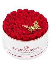 Best Preserved Roses 47-Piece Real Forever Flowers in a Box Birthday Gifts for