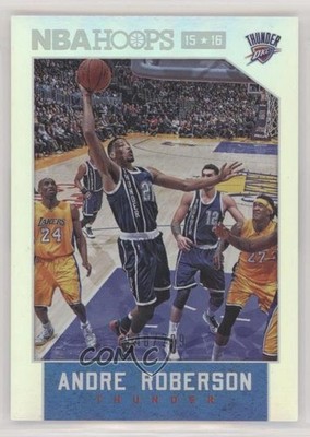 2015 NBA Hoops Silver /299 Kobe Bryant Andre Roberson ( in Background) HOF 5r6