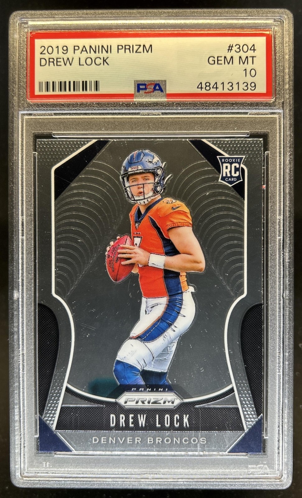 Drew Lock Panini Prizm #304 Base