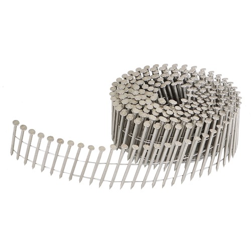 3600 Pcs 1-3/4”×.09” Ring Shank Stainless Steel Siding Nails 15 Degree Wire Coil - 第 8/12 張圖片