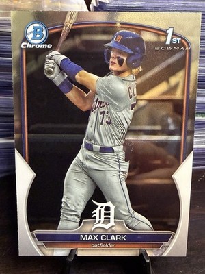 2023 Bowman Draft Max Clark 1st Chrome Tigers