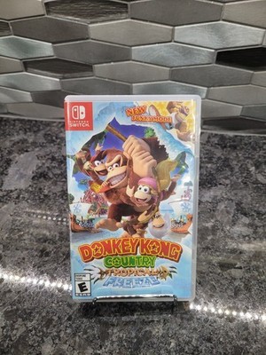 Nintendo Donkey Kong Country: Tropical Freeze Switch Game w/ Case & Cartridge