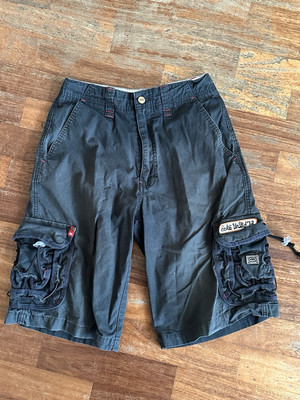 Ecko Unltd Cargo Short Pants Y2K Hip Hop Herren Größe 28 Small