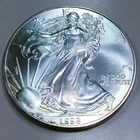 1998 1 oz American Silver Eagle .999 Silver Beautiful Uncirculated Coin