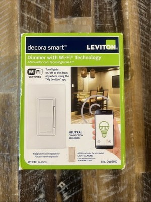 Leviton Decora WiFi Smart Dimmer Switch DW6HD