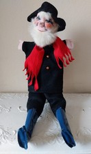 Dresdner Künstlerpuppe  mit Beinen Fischer Fa. Expertic DDR selten NEUw.