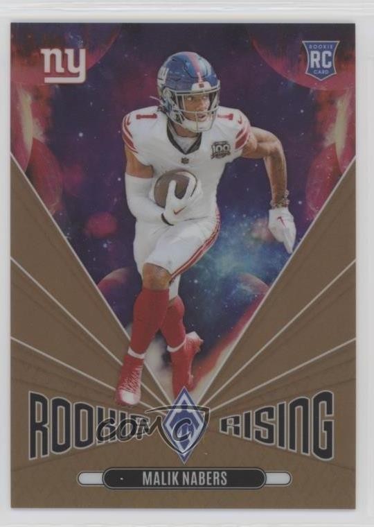 2024 Panini Phoenix Rookie Rising Bronze 46/75 Malik Nabers #RR-MNS RC 8f7