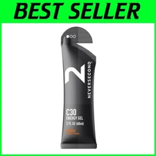 Orange Flavor Energy Gel - Electrolyte Infused, 12 Ct