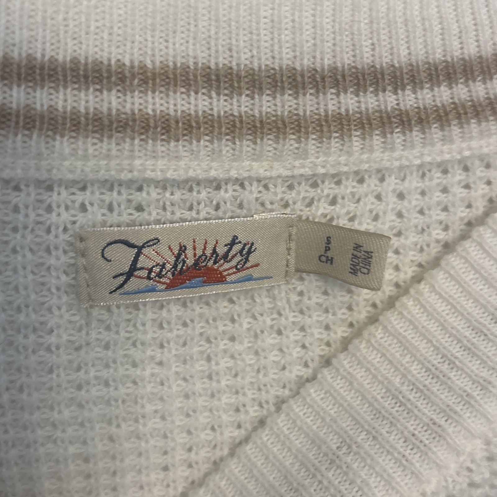 Faherty Women’s Throwback Multicolor Cashmere Fad… - image 3