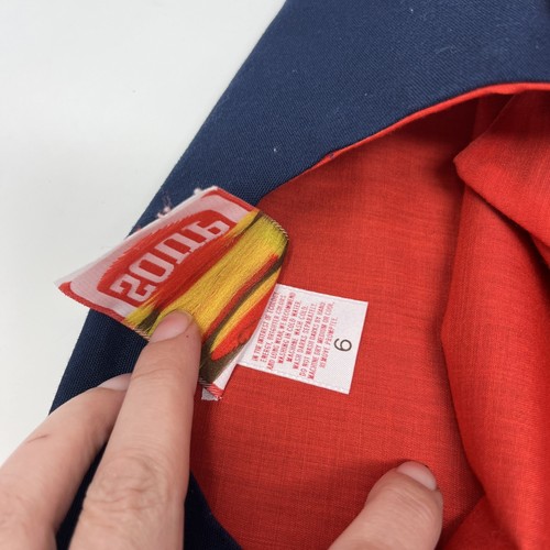 Vestito Maglione Cappuccetto Rosso Zuppa Cioccolato Vintage Taglia 6 - Foto 4 di 6