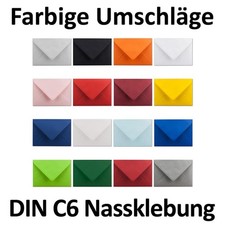 GUSTAV NEUSER FarbenFroh Briefumschl&auml;ge DIN C6 Nassklebung 120 g/m&sup2;