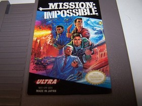 Mission: Impossible (Nintendo NES, 1990) Carrito Solo Juego sin probar