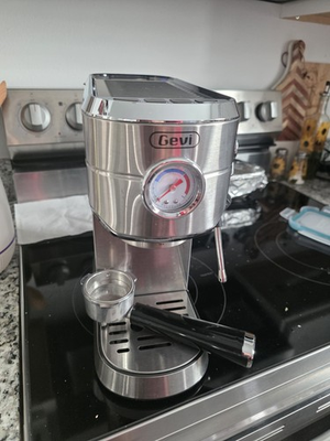 #ad #ad Gevi Stainless Steel Espresso Machine w Pressure Gauge amp; Steam Wand $39.99