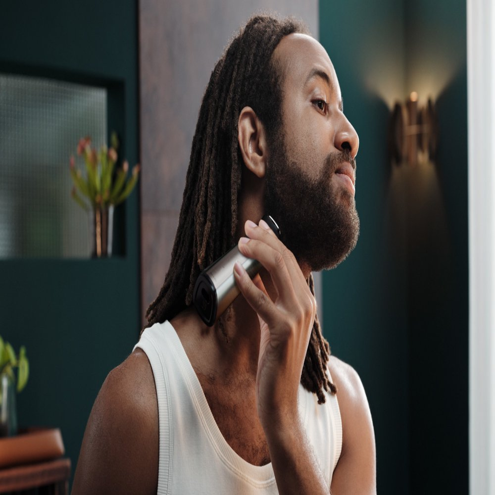 9000, Men's All in One Full Body Electric Shaver Trimmer No Blade Oil