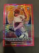 2021 Panini Chronicles Overdrive #16 Dane Dunning Pink Pulsar Prizm Rookie
