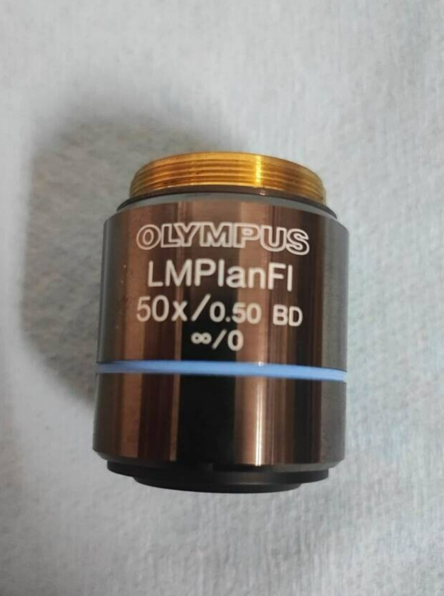 Olympus LMPlanFl 50x/0.50 BD ∞/0 Microscope Objective Used from 
