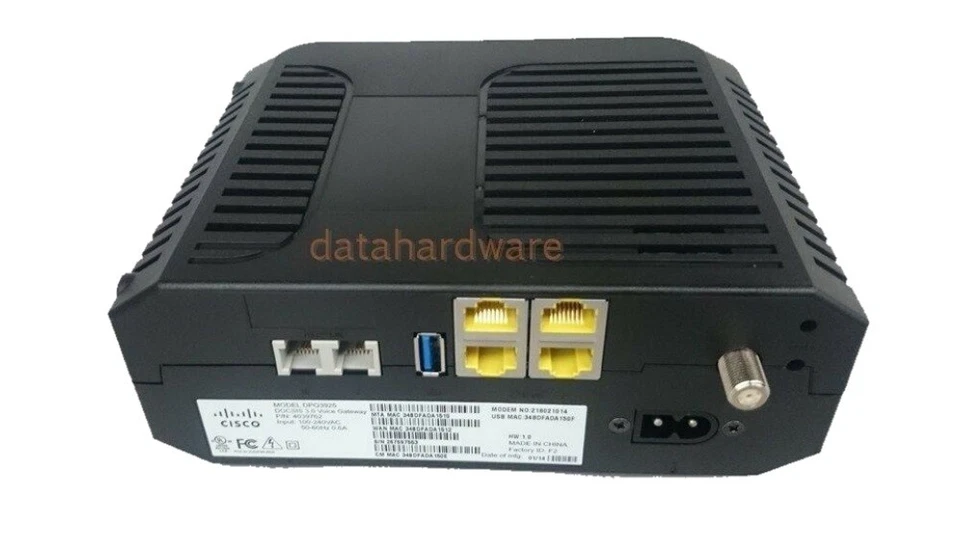 Lot x10 CISCO DPQ3925 NEW Cable Modem * DOCSIS 3.0 * 8x4 * NO WiFi * NEW  - Image 3 of 4