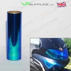 30 x 100cm Blue [ Chameleon ] Car Headlight Tint Film Tail Fog Lights Vinyl Wrap
