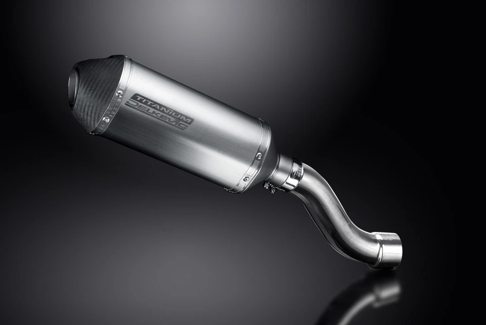 Silenciador de escape Ducati Monster 1200 y 821 2014-2020 Slip On 10" X-Oval Titanium  Foto 2 de 4