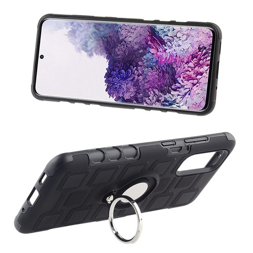 For Samsung Galaxy S20 - Slim Armor Rugged Hybrid Cover Case w/Ring Stand - Picture 4 of 31