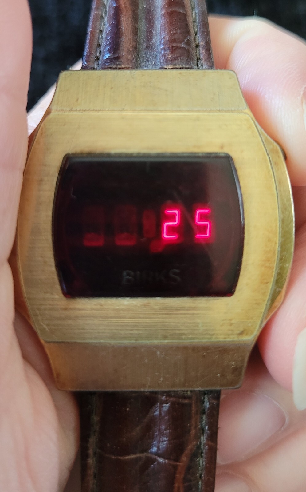 Birks Vintage Digital LED Watch | eBay