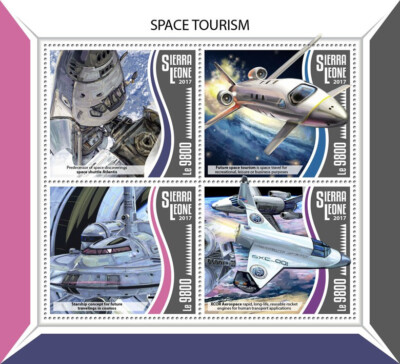 Space tourism (Yvert & Tellier Code: 7201-7204)