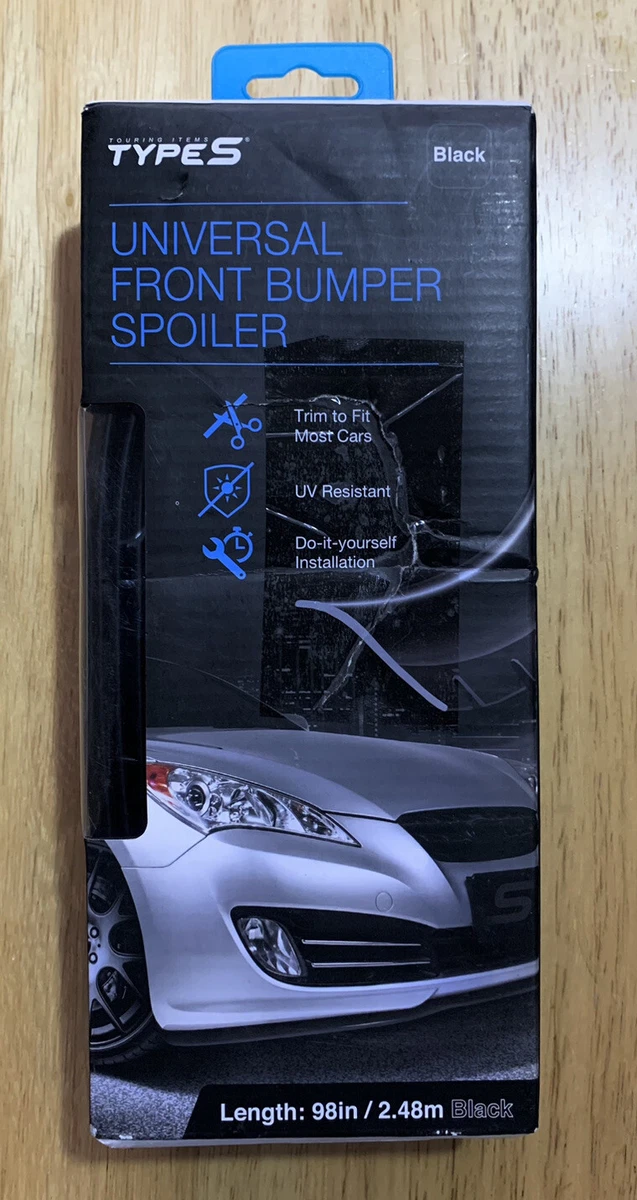 Type s universal front bumper spoiler outlet