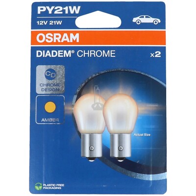 PY21W OSRAM DIADEM Chrome - Modernster Design - Scheinwerfer Lampe