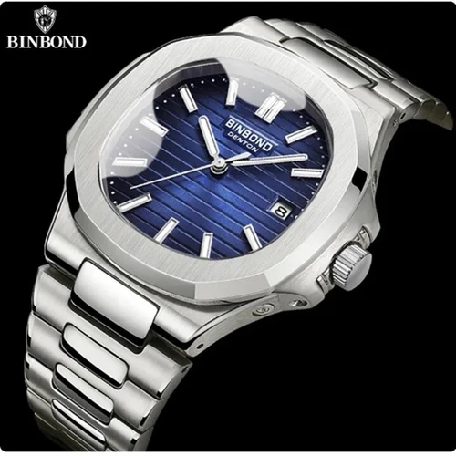 Orologio da uomo di lusso vetro zaffiro meccanico automatico orologi da polso automatico - Foto 3 di 29