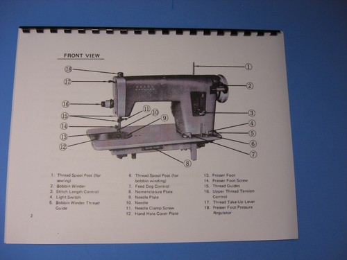 Kenmore 148.11020 Sewing Machine Instruction Manual - Printed - Picture 2 of 4