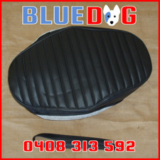 YAMAHA RS100 76 77 RS125 RS125 DX 80 BLK Seat Cover & STRAP **Aust Stock** YP643
