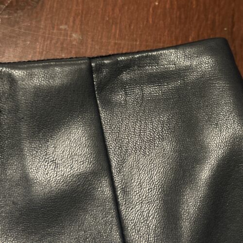 J.Crew MSRP $198 Pleated Faux Leather Skirt in Navy Size 4 Spring 2024 NWOT - Picture 13 of 14