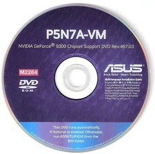 ASUS P5N7A-VM Motherboard Drivers Installation Disk M2264
