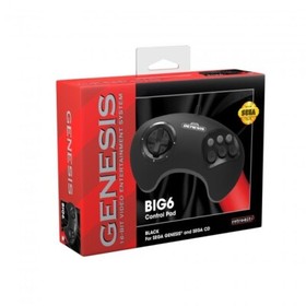 Retro-Bit Official Sega Genesis BIG6 Controller 6-Button Pad for Sega Genesis