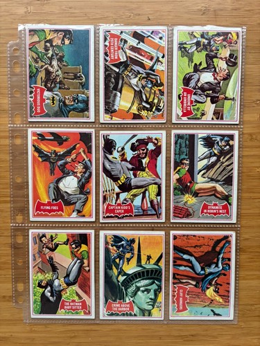 1966 Topps Batman Blue Bat Puzzle Back Complete Card Set (44) - Picture 8 of 11