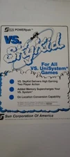Flyer  SUN CORP.   VS. SKY KID  Arcade Video Game advertisement original see pic