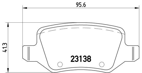 P 50 090 BREMBO Brake Pad Set, disc brake for MERCEDES-BENZ