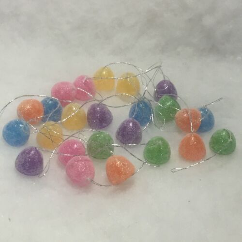 Gumdrop 24 pc Mini Sugar Coated Fake candy Christmas Tree Ornaments, miniature - Picture 2 of 3