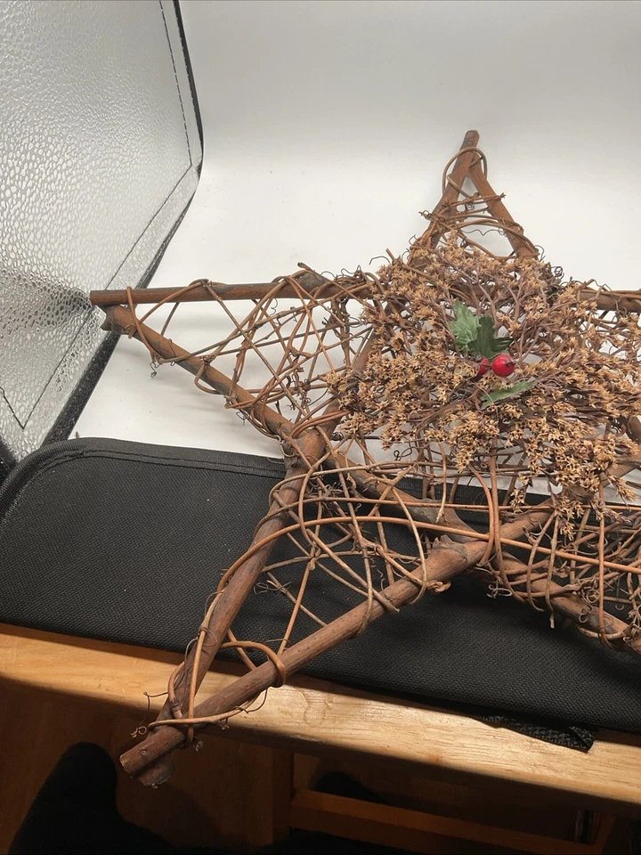 Primitive Stick Star - 15” Grapevine & Twig Star - Image 3 of 4