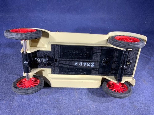Y4-25 ERTL DIE CAST BANK - FORD MODELO T VAN - TIENDA GENERAL J.T. - SIN CAJA - Imagen 6 de 6