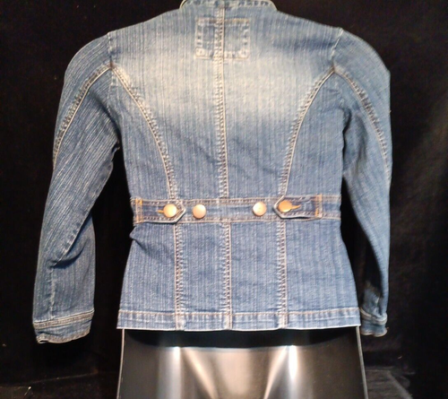 Limited Too Jean Jacket Youth Girl Denim Stretch Pocket Button Youth Large - Picture 5 of 8